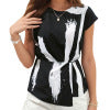 European and American versatile minimalist top