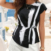 European and American versatile minimalist top